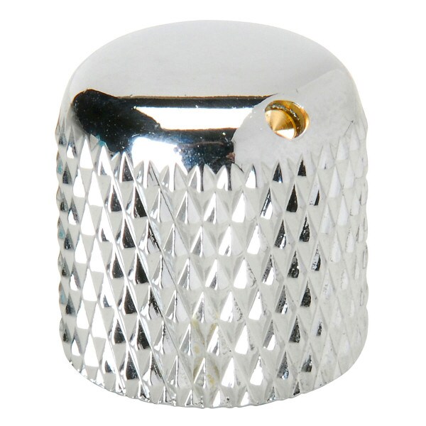 Main product image for Penn-Elcom M1320C Brass Amplifier Knob Chrome 240-212